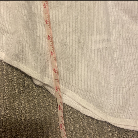 🆕Walter Baker | Acapulco Kaftan Swim Cover-up Dress Cover Ivory White One Size - Picture 12 of 14